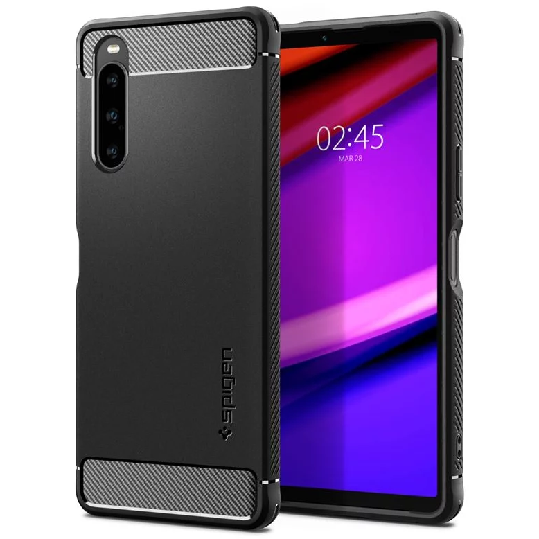 Spigen Rugged Armor Sony Xperia 10 V tok fekete (ACS06202) (ACS06202)