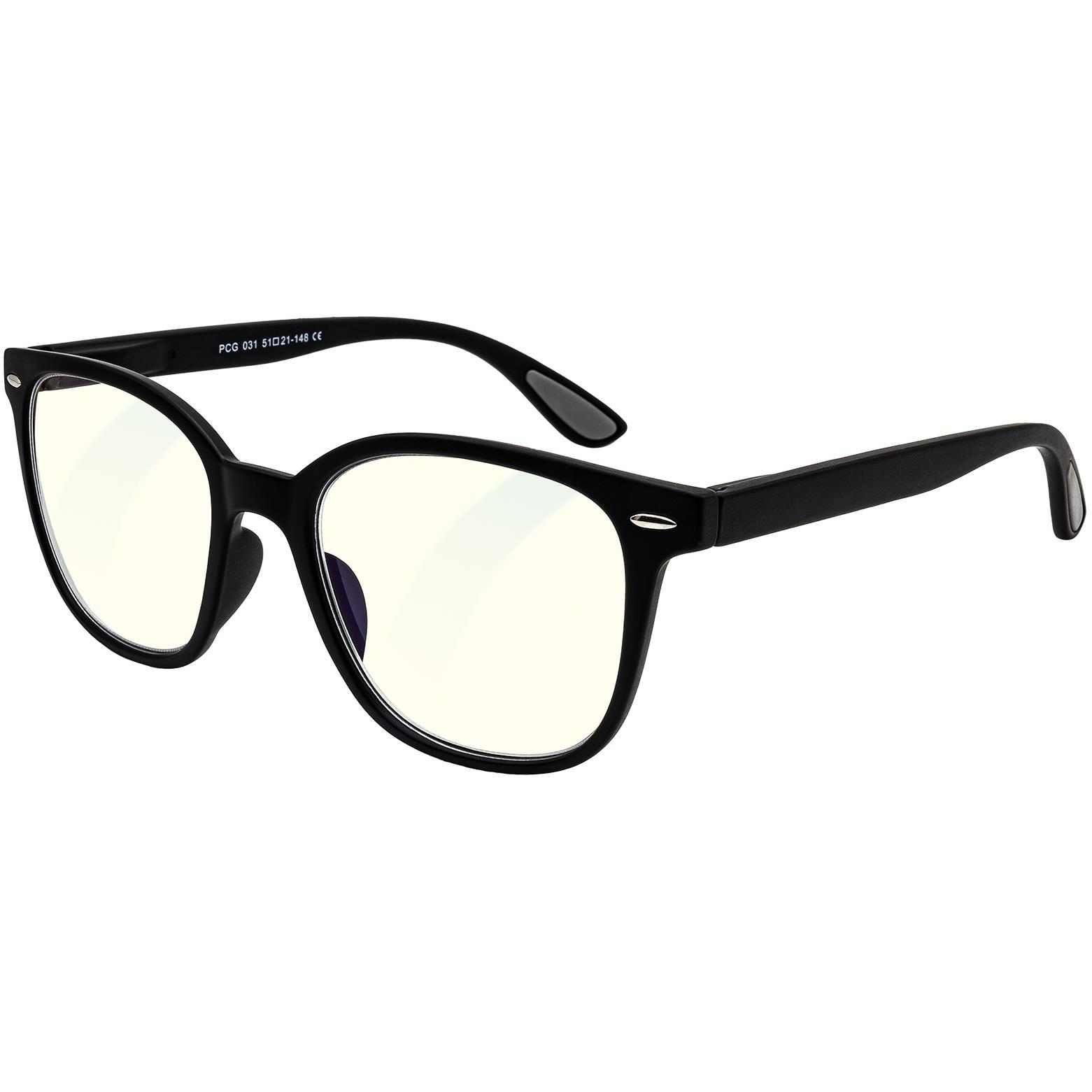 GLASSA Blue Light Blocking Glasses PCG 031, +0,00, fekete (8592857311009)