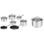 Tefal G732SC55 Duetto+ Edénykészlet, 12 db + Tefal G7196455 Duetto+ Fazék fedővel 28 cm