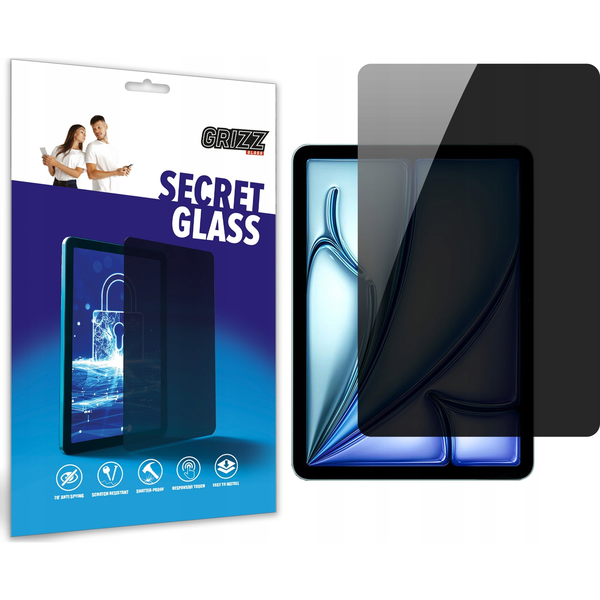 GrizzGlass Szkło prywatyzujące SecretGlass do Apple iPad Air 11" 2024 (6. generacji)