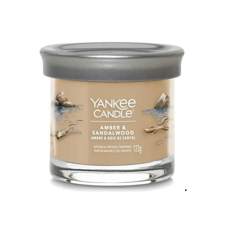 Yankee Candle Signature Amber & Sandalwood Illatgyertya 122g (1744756E)