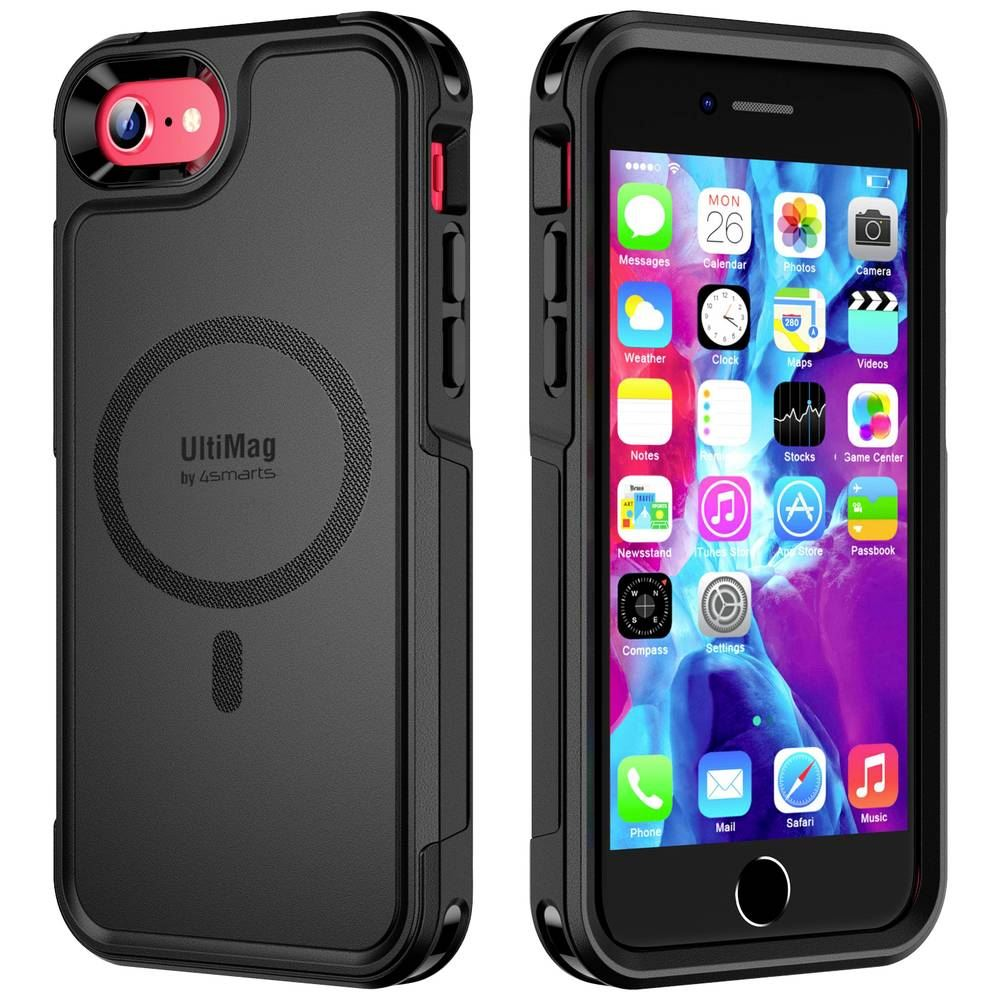 4Smarts defend case ultiMag Apple iPhone7 iPhone8 iPhoneSE2 iPhoneSE3 hátlaptok fekete (452042) (4s452042)