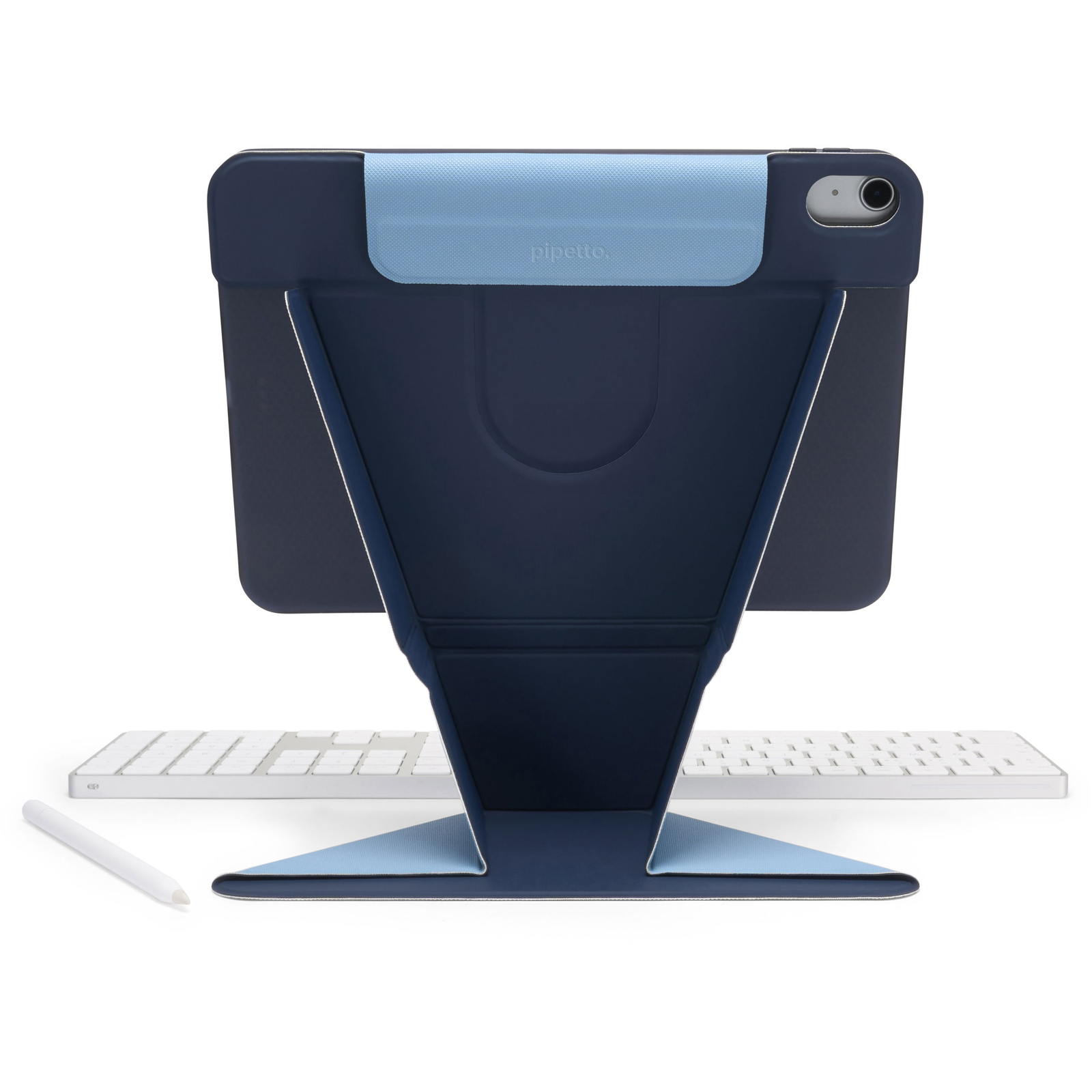 Pipetto Origami No6 Stand Case Dark Blue iPad Air 13" (2024) (P072-113-AE)