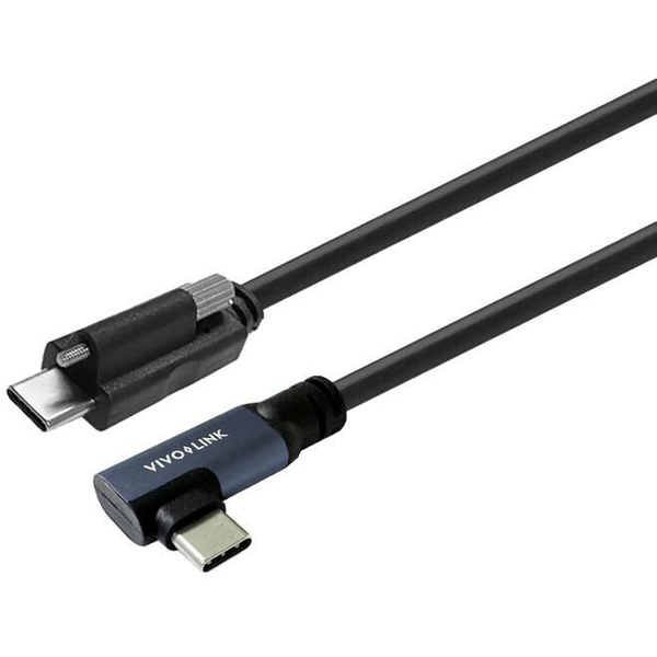Vivolink PROUSBCMMS8A USB-kabel USB 3.2 Gen 2x2 8 m USB C 100 W Sort