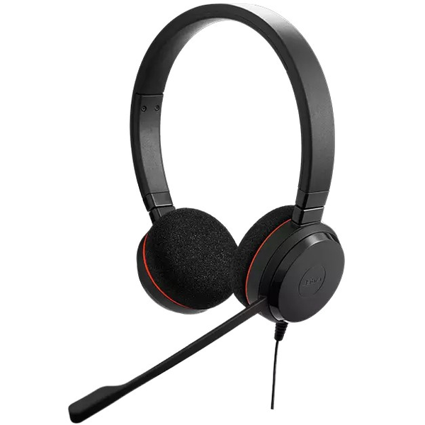 Jabra Evolve 20SE MS Stereo Căști Prin cablu Bandă de fixare pe cap Birou/Call center USB Tip-A Bluetooth Negru