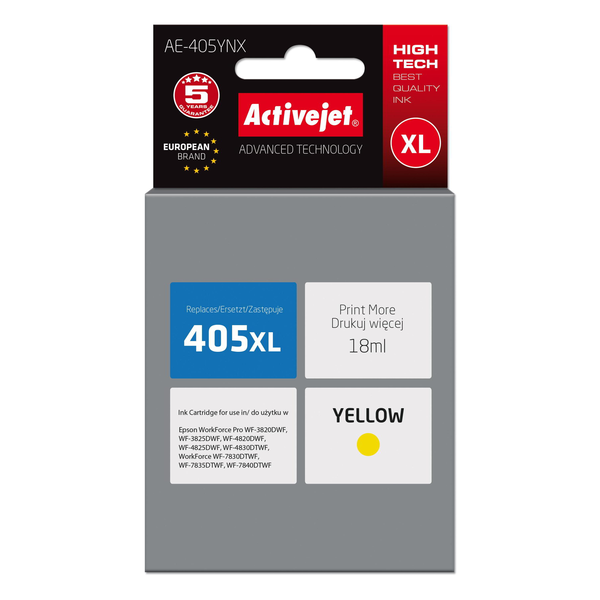 Inkoust ActiveJet 5901443115762 pro Epson černý (black)