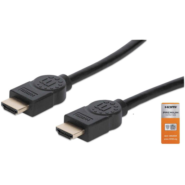 Manhattan 355353 HDMI-kabel 3 m HDMI Type A (Standard) Sort