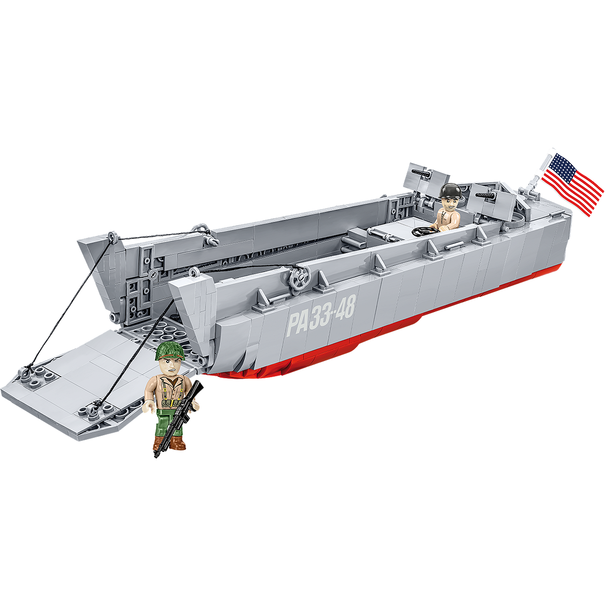 Cobi LCVP Higgins Csónak 715 darabos építő készlet (COBI-4849)