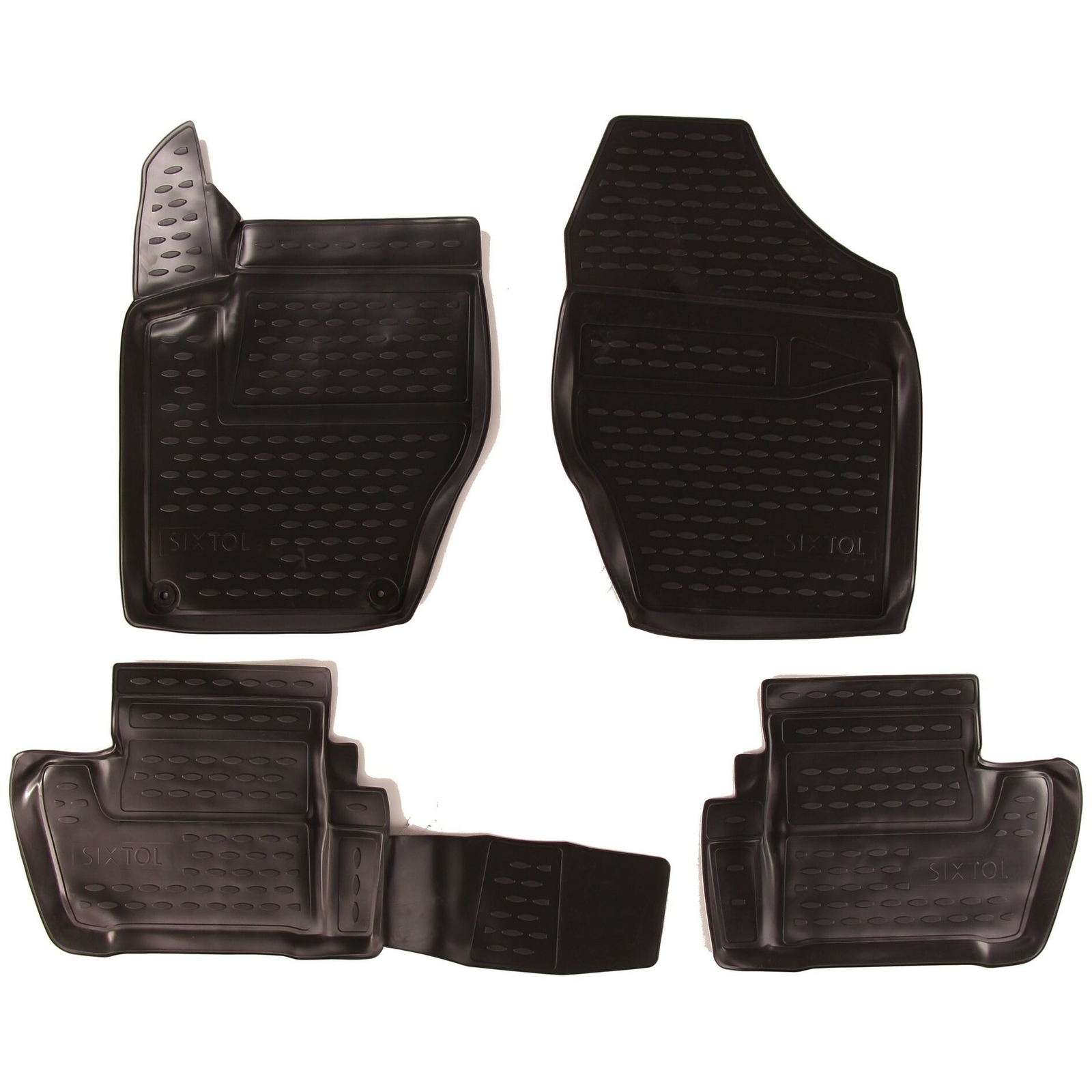 SIXTOL 3D Rubber Car Mats for PEUGEOT 408, 2012-> (HBC10829)