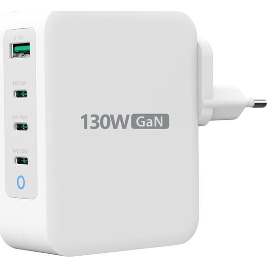 130W GAN USB-C 4-PORT CHARGER - EU (JUP43130E-EN)