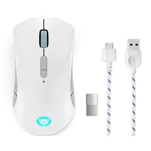 Lenovo Legion M600 Wireless Gaming myš Všestranný RF Wireless + Bluetooth + USB Type-A Optický 16000 DPI (GY51C96033)