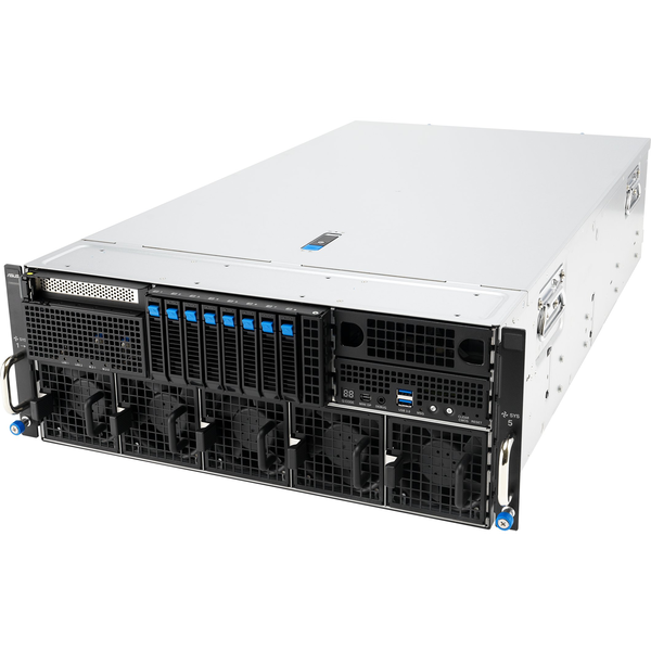 ASUS ESC8000A-E13P LGA 6096 Stativ (4U) Sølv, Sort