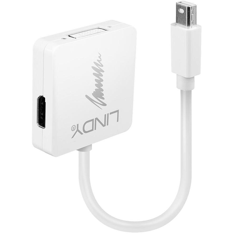 Lindy 41039 video átalakító kábel 0,2 M Fehér (41039)