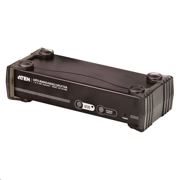 ATEN VanCryst Cat5 VGA Splitter + Audio 8 portos (VS1508T-A7-G) (VS1508TA7G)