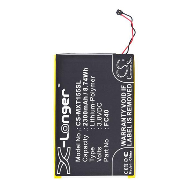 Cameron Sino Li-Polymer akku (3.8V/2300mAh, Motorola FC40 kompatibilis) FEKETE Motorola Moto G3 (XT1540) (CS-MXT155SL)