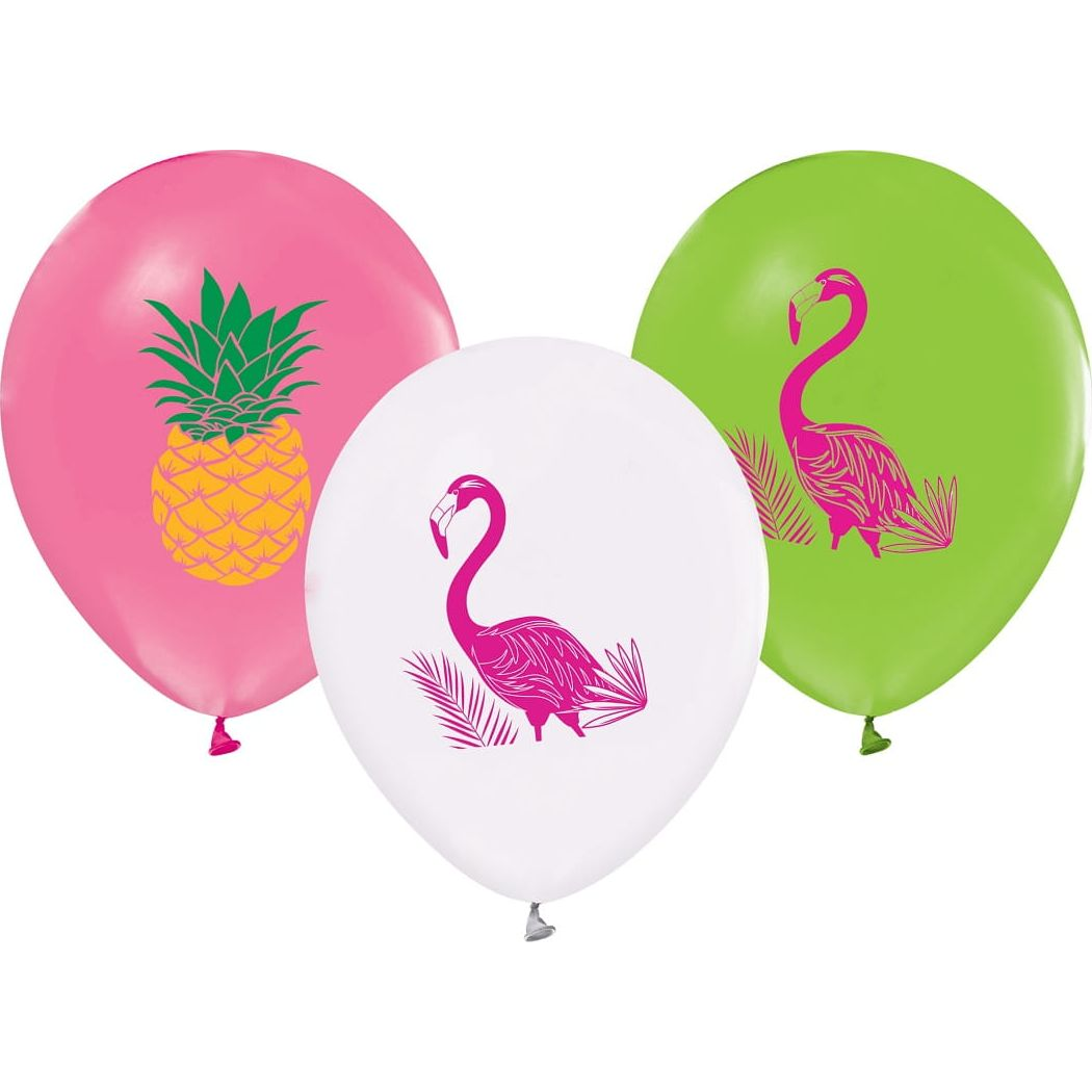 Flamingó és Ananász Lufi - 5 db (3130645)