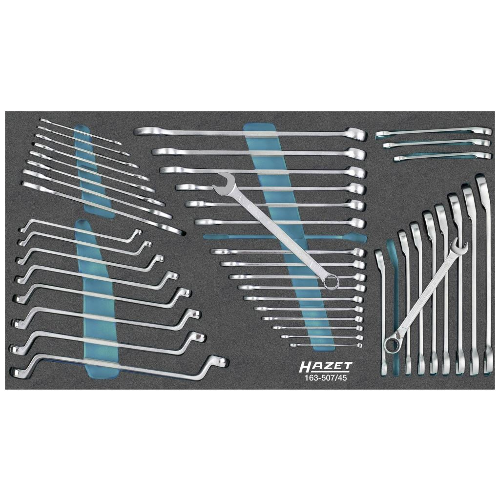 Hazet 163-507/45 racsnis csavarkulcs készlet, 45 részes (163-507/45)