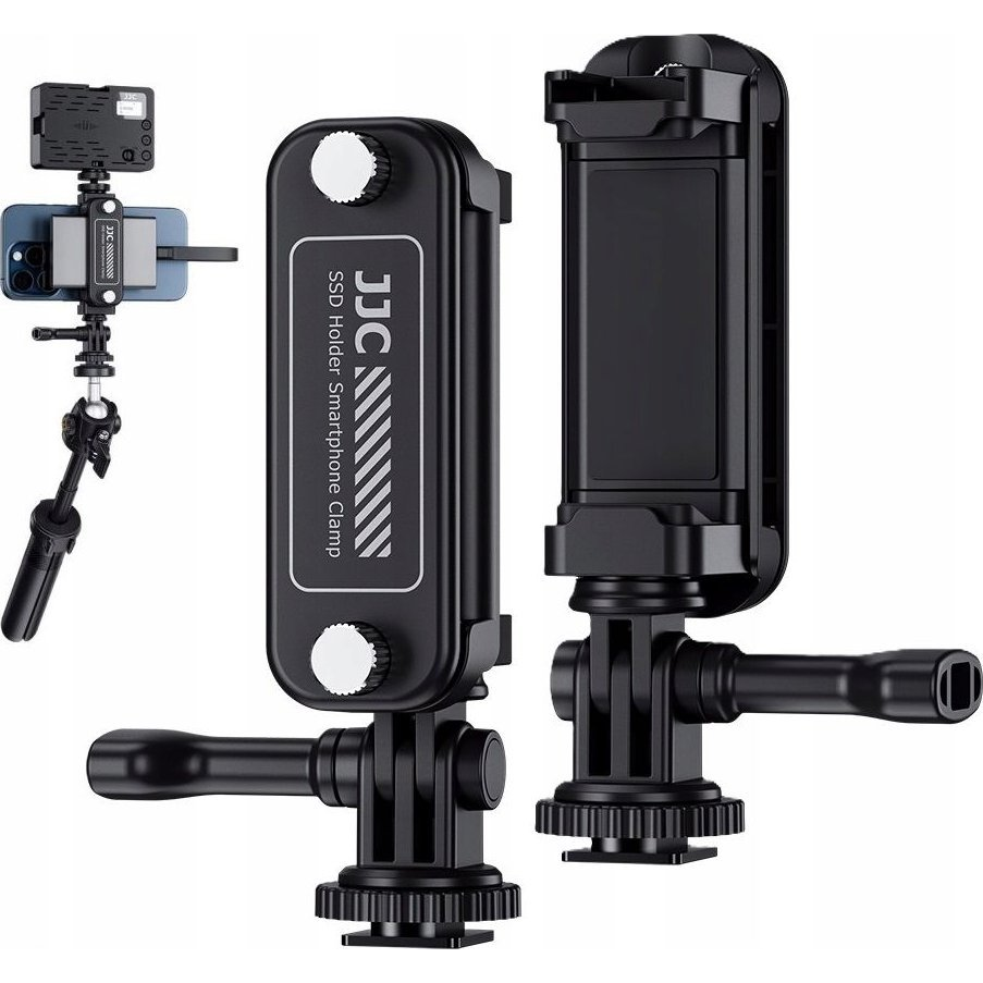 JJC SPC S25 Portable SSD Holder & Smartphone Clamp (SB8996)