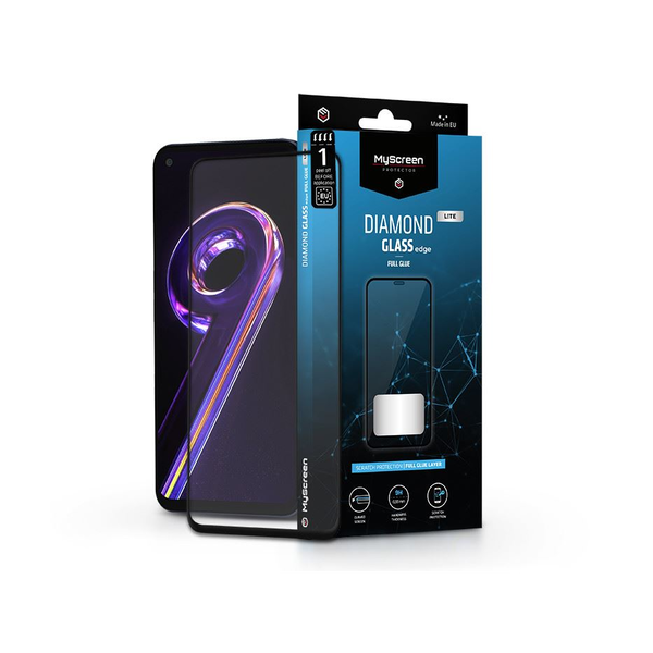 Скрийн протектор от закалено стъкло Realme 9 Pro+ - MyScreen Protector Diamond Glass Lite Edge2.5D Full Glue - черен