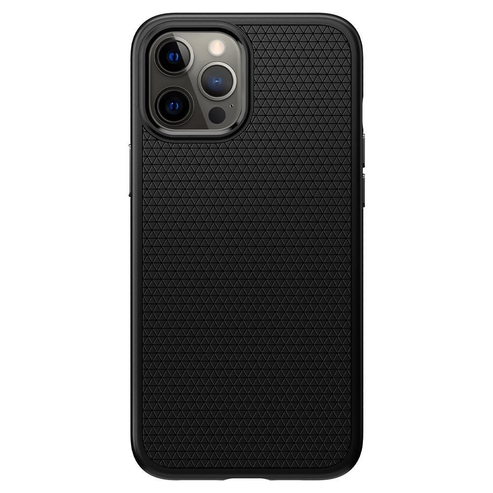 Spigen Liquid Air Apple iPhone 12/12 Pro tok fekete (ACS01701) (ACS01701)
