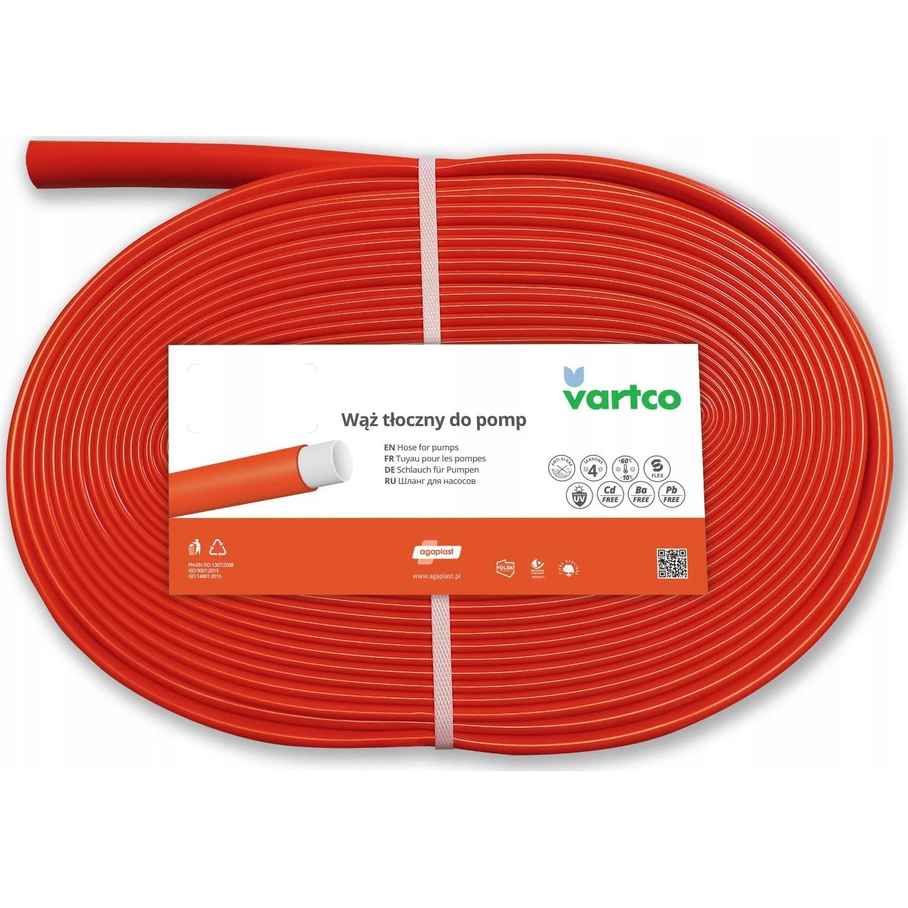 Agaplast Vartco 1 1/4" 32MM 20M Szállítótömlő Merülőszivattyúkhoz (1111320020)