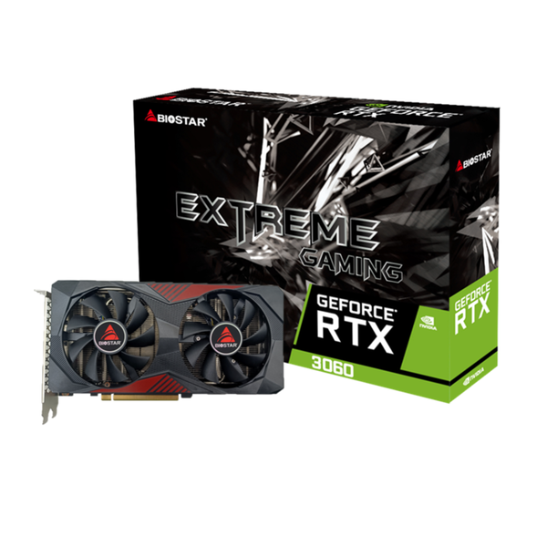 Biostar GeForce RTX 3060 12GB GDDR6 Videókártya
