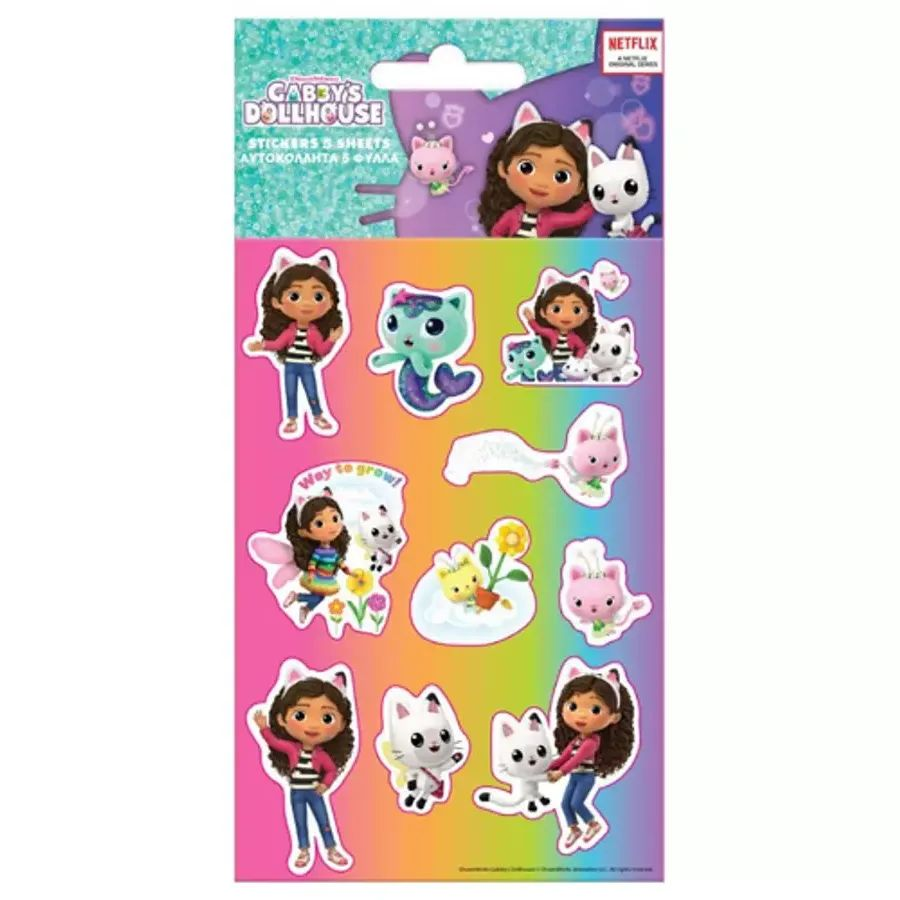 Gabi babaháza mintás matrica készlet - 5 lap/csomag (000574008)