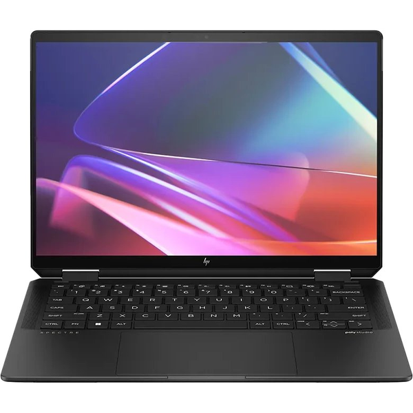 Laptop HP HP Spectre x360 2-in-1 Laptop 14-eu0008nn - Ultra 5-125H, 16GB, 1TB SSD, 14" 2.8K 400-nit 120Hz OLED HDR 500 Touch, 9MP IR cam, FPR, US backlit keyboard, 68Wh, Nightfall Black, Win 11 Home, 1 years