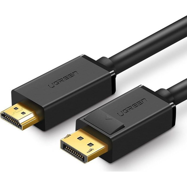 Ugreen 10202 cavo e adattatore video 2 m DisplayPort HDMI Nero