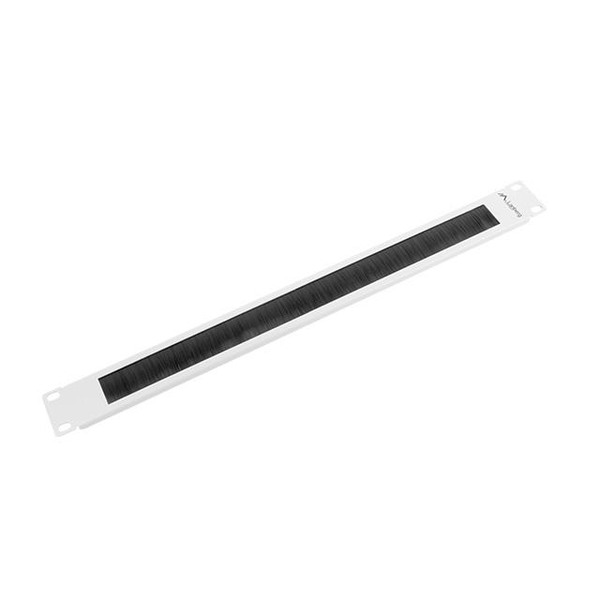 Kartáčový panel pro skříně Lanberg 19" 1U šedý