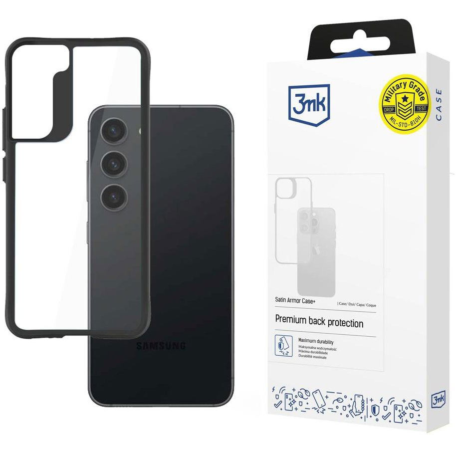 3MK Satin Armor Case+ Samsung Galaxy S23+ tok (5903108494144)