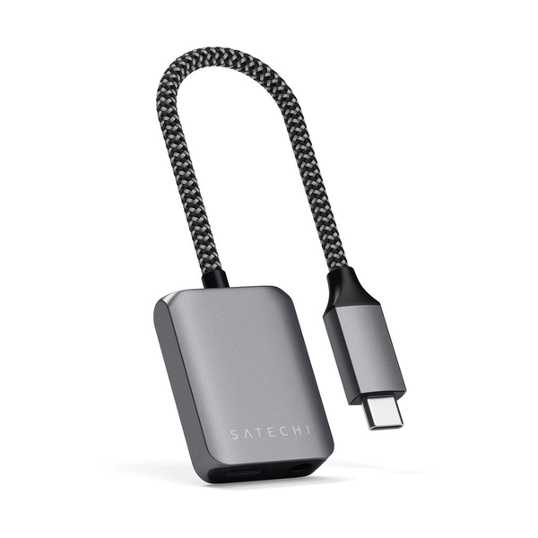 Audio adaptér USB-C PD od spoločnosti SATECHI - 3,5 mm konektor pre
