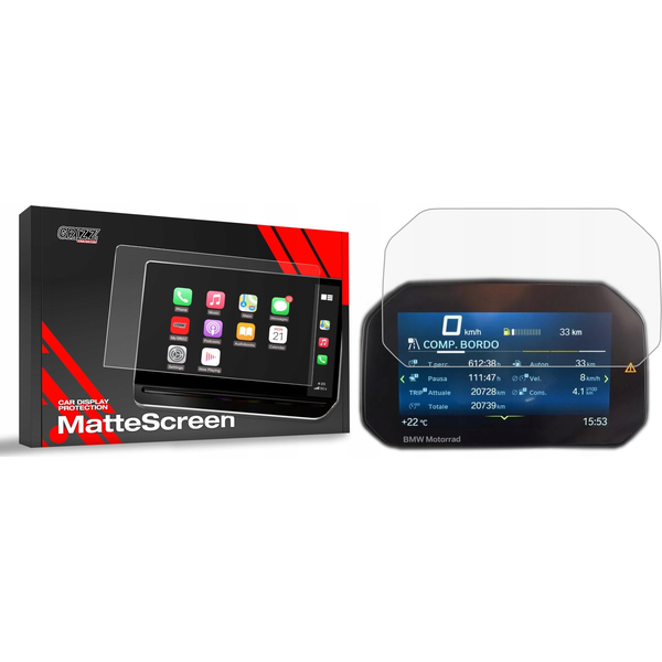  GrizzGlass Folia matowa GrizzGlass CarDisplay Protection do BMW C 400 X 6,5" TFT 2018-2024