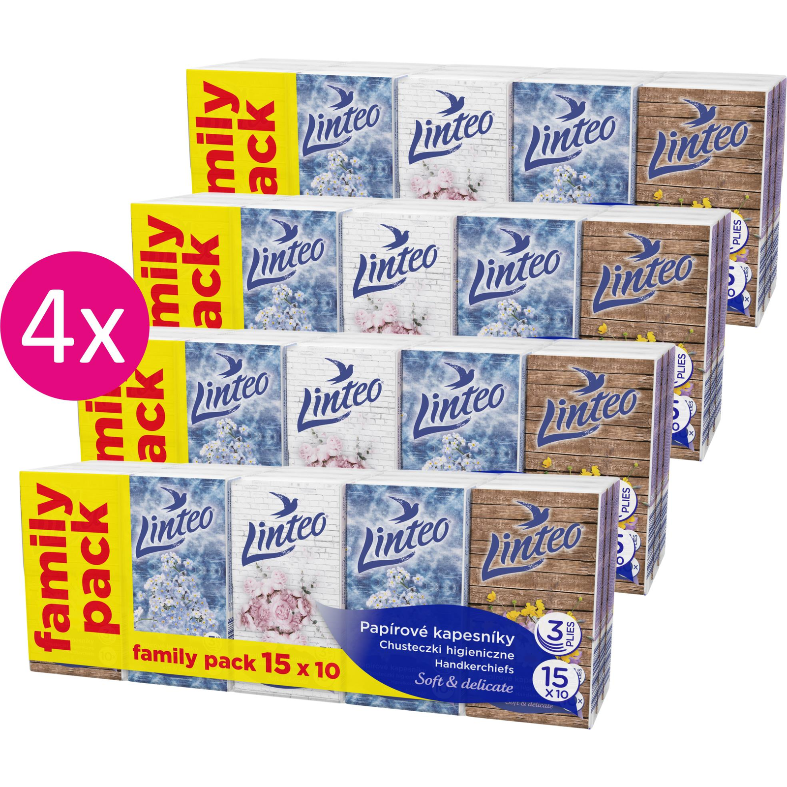 LINTEO Soft and Delicate, 4× 15× 10db) (8595686301401)