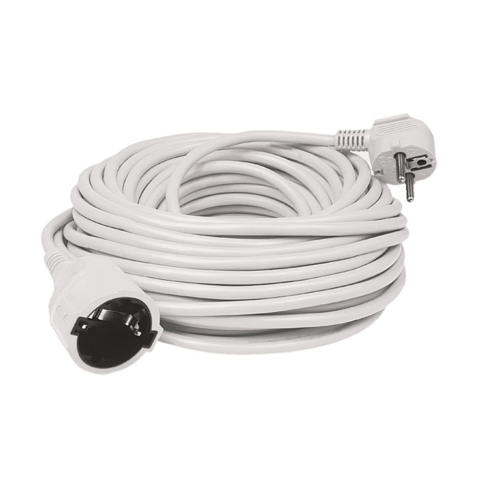 Somogyi 20m hosszabbító, fehér (NV 2-20/WH/1,5) (NV 2-20/WH/1,5)