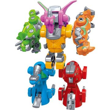 XINLEXIN Dínómorfer: 6 az 1-ben robot őslény szett (2101) (2101)