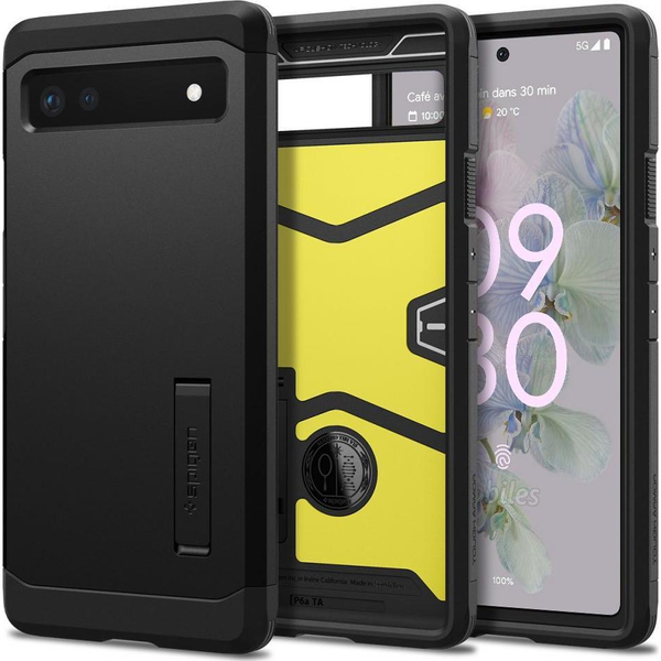 Калъф Spigen Tough Armor за Google Pixel 6A, Black