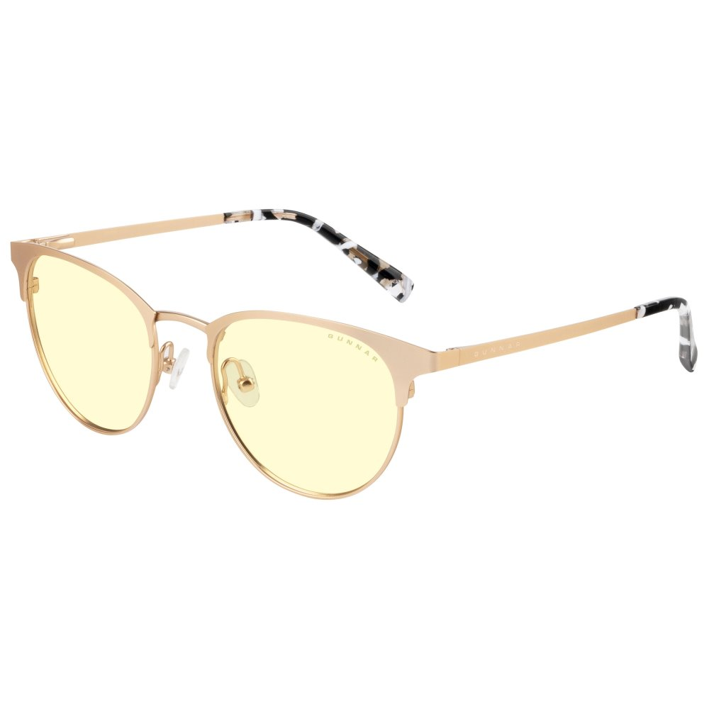 Gunnar APEX Amber BLF 65 Kékfény szűrő szemüveg +0,2 D - Gold / Marble (APX-11401)