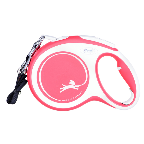 Flexi New Comfort L/8m Csévélő szalagos kutyapóráz - Rózsaszín