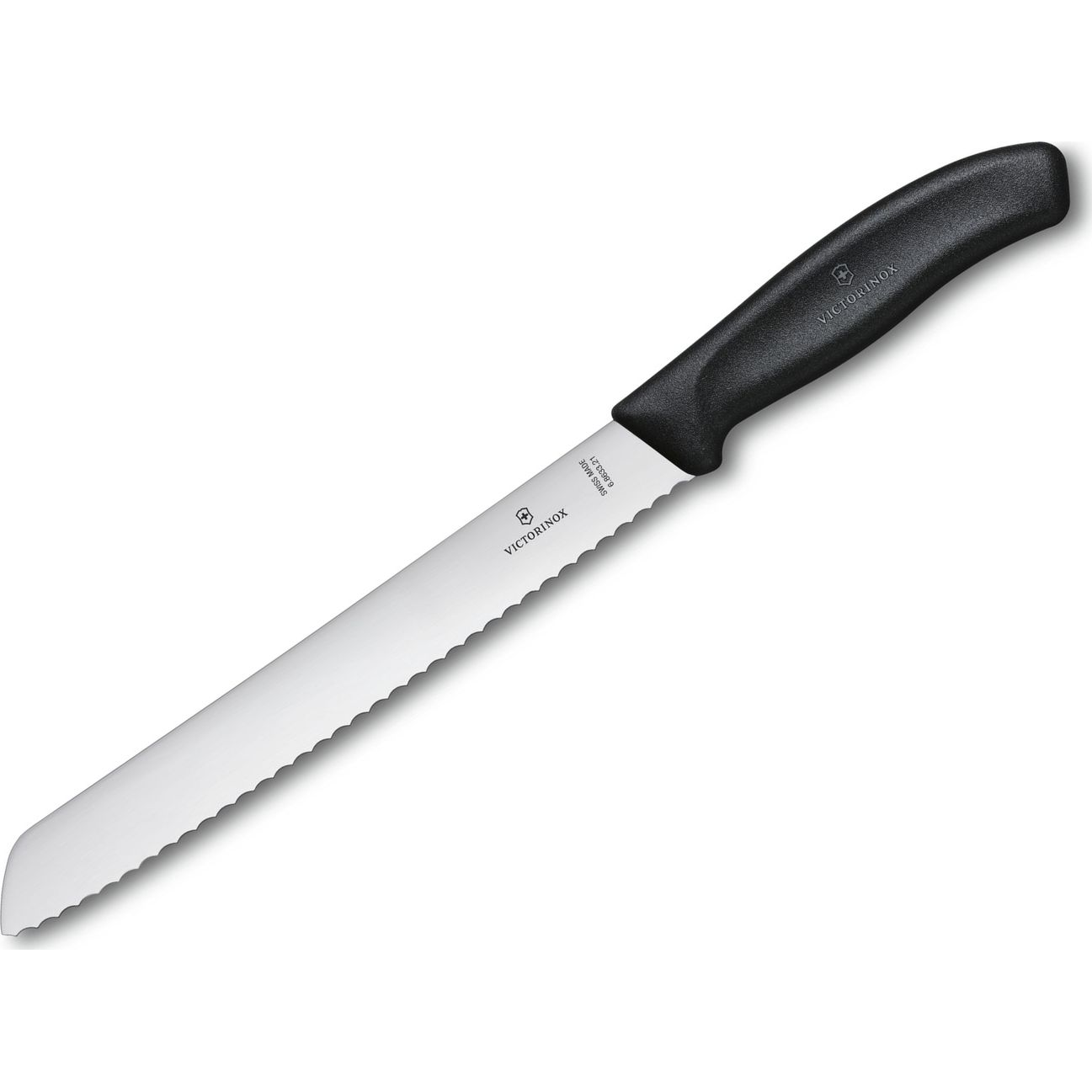 Victorinox Swiss Classic Kenyérvágó Kés - 21 cm, Fekete (6.8633.21B)