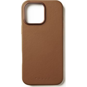 Mujjo iPhone 16 Pro Max Vegán Bőrtok - Barna (MUJJO-CL-055-TN)