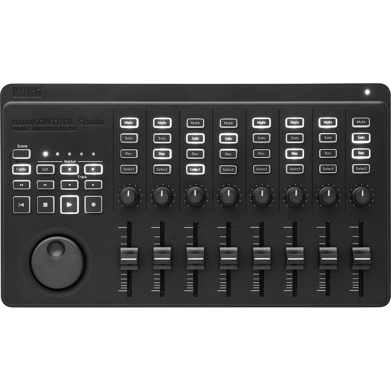 Korg NanoKontrol Studio USB MIDI Vezérlő controller - Fekete (100019047000)