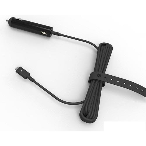 DELL Notebook Adapter Auto/Air USB-C autós töltő 65W (450-AFLE) (450-AFLE)