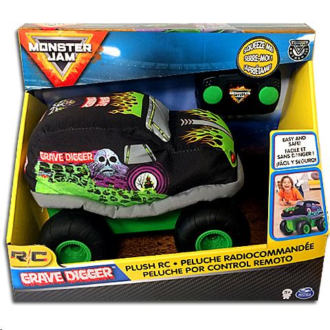 Spin Master Monster Jam: Grave Digger puha távirányítós autó  (6054201/20118697)