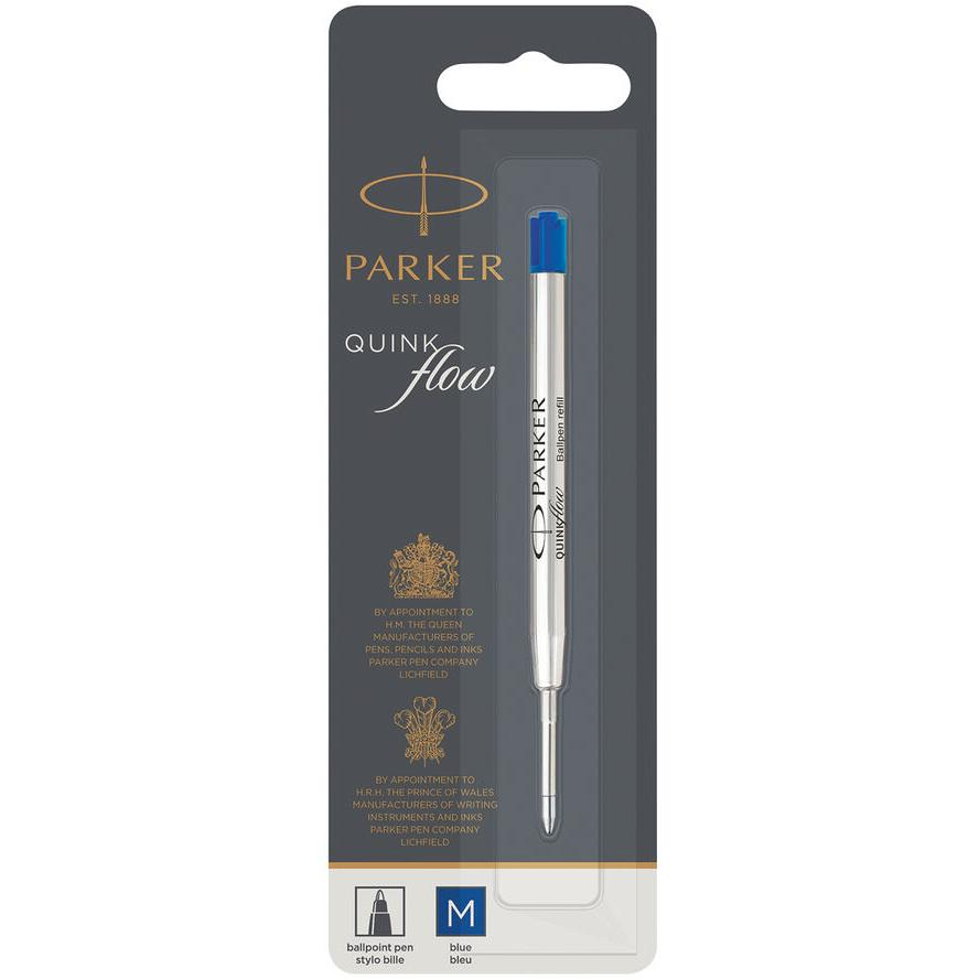 Parker Royal Golyóstoll Betét - Fém, 0,7 mm, Kék (1950371)