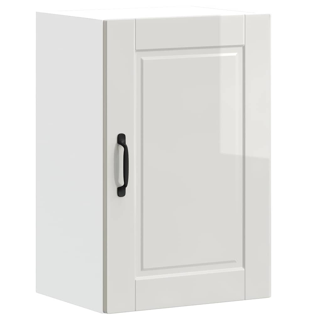 Konyhai fali szekrény Porto magasfényű fehér műfa (854029)