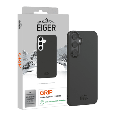 Eiger Grip Samsung Galaxy S24 FE Telefon tok - Fekete (EGCA00669)