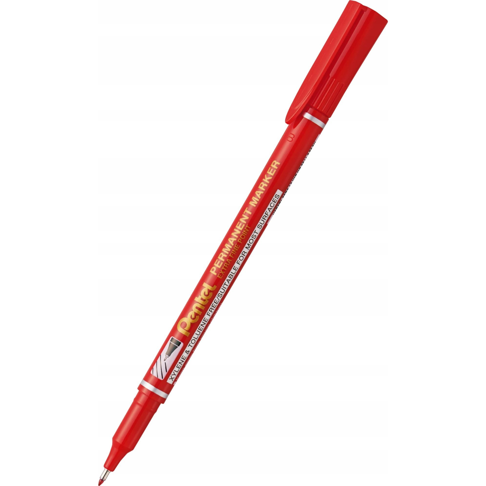 Alkoholos marker, 0,5 mm, PENTEL "NF450", piros ( )