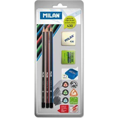 Milan : Írószer szett - 5 db-os (F33172BL1) (154505)