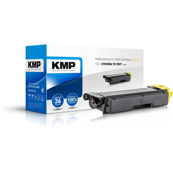 KMP Toner Kyocera TK-590Y/TK590Y yellow 5000 S. K-T55 remanufactured (2893,0009)